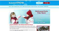 Desktop Screenshot of polymersnow.com