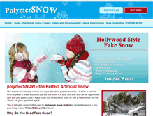 Tablet Screenshot of polymersnow.com